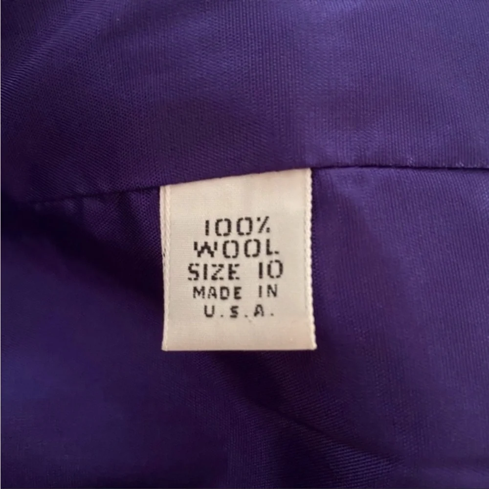 90s Wool Purple Jacket 10